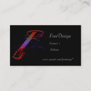 Guitar Light Business Card