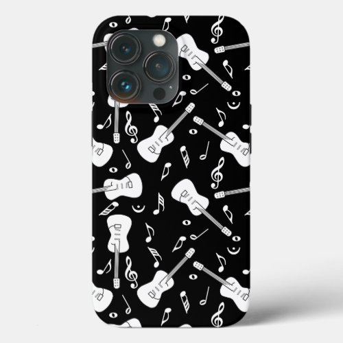 Guitar Lines Music Notes Case_Mate iPhone Case
