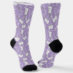 Guitar Lines Music Notes Socks