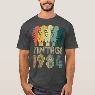 Guitar Lover 38 Year Old Gifts Vintage 1984 Limite T-Shirt