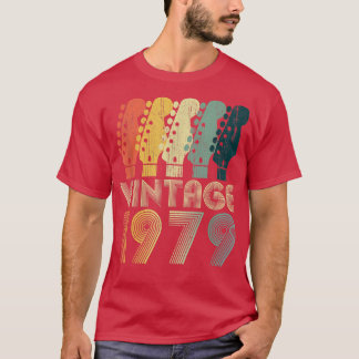 Guitar Lover 43 Year Old Gifts Vintage 1979 Limite T-Shirt