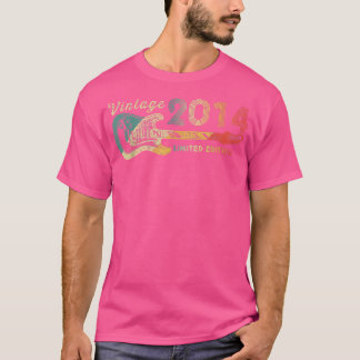 Guitar Lover 8 Year Old Gifts Vintage 2014 Limited T-Shirt