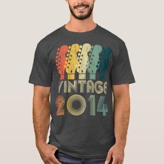 Guitar Lover 8 Year Old Gifts Vintage 2014 Limited T-Shirt