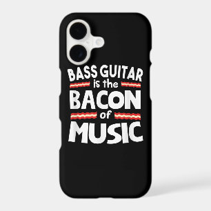 Guitar Lover Bass Guitar Is Bacon Of Music Funny iPhone 17 Case