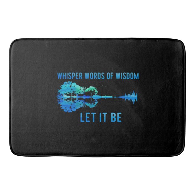 Guitar Lover Bath Mat (Front)