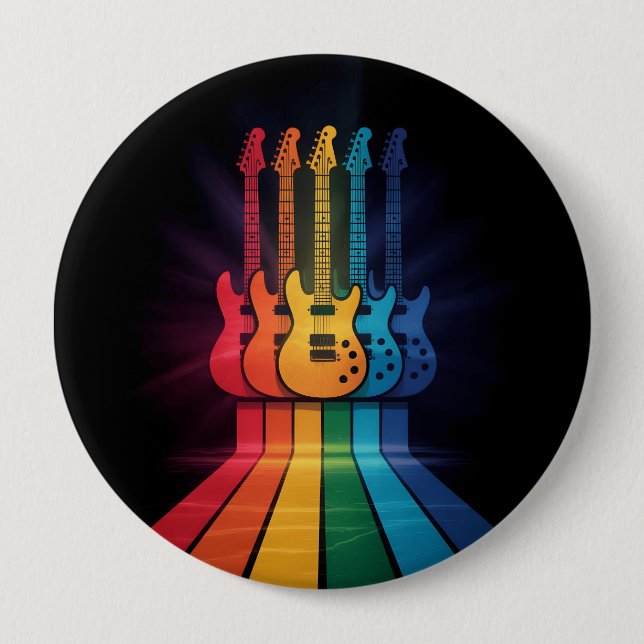 Guitar Lover Button (Front)