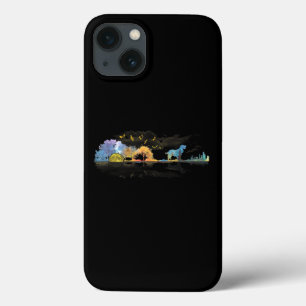 Guitar Lover Gift Cocker Spaniel Dog Watercolor iPhone 13 Case