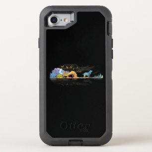 Guitar Lover Gift Cocker Spaniel Dog Watercolor OtterBox Defender iPhone SE/8/7 Case