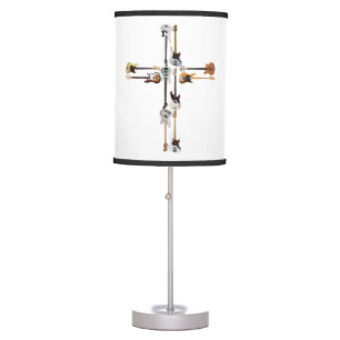Guitar Lover Guitar Cross Gift Table Lamp