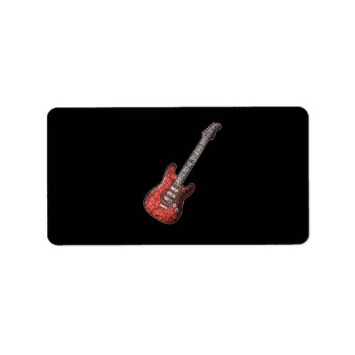 Guitar Lover  Guitar Player Gift Label