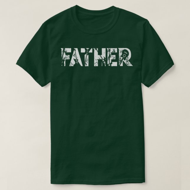 Guitar Lover Guitarist Father Funny Music Father's T-Shirt (Design Front)