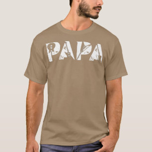 Guitar Lover Guitarist Papa Funny Music Father's D T-Shirt