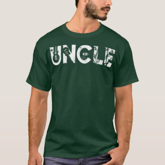 Guitar Lover Guitarist Uncle Funny Music Fathers D T-Shirt