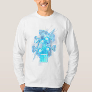 Guitar Lover   Head Of A Bass Guitar Player T-Shirt