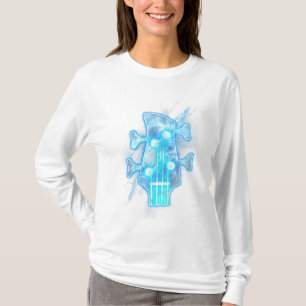 Guitar Lover   Head Of A Bass Guitar Player T-Shirt
