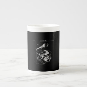Guitar Lover Martin Guitar Patent Bone China Mug