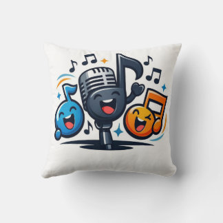 Guitar Lover – Minimalist Music Illustration Desig Throw Pillow