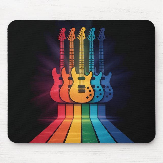 Guitar Lover Mouse Pad (Front)