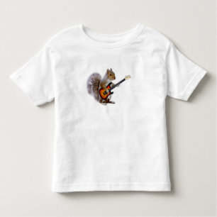 Guitar Lover   Squirrel Playing Guitar Toddler T-shirt