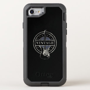 Guitar Lover Vintage Retro Guitar Gift OtterBox Defender iPhone SE/8/7 Case