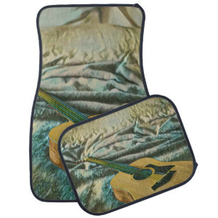 Guitar lovers gifts car floor mat