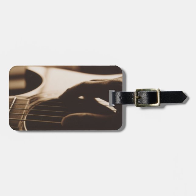 Guitar Luggage Tag (Front Horizontal)