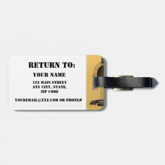 Guitar Luggage Tag