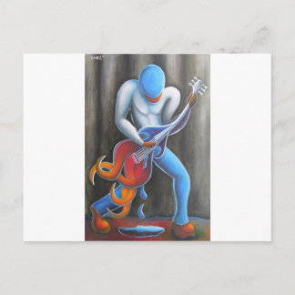 Guitar Man Postcard