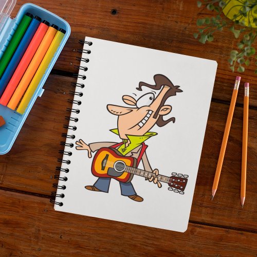 Guitar Man Rockstar Notebook