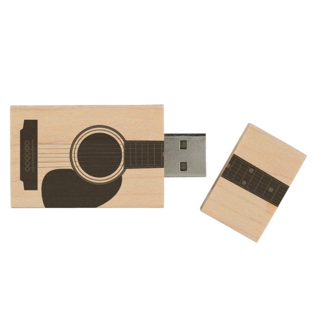 Guitar Maple USB Drive (Opened)