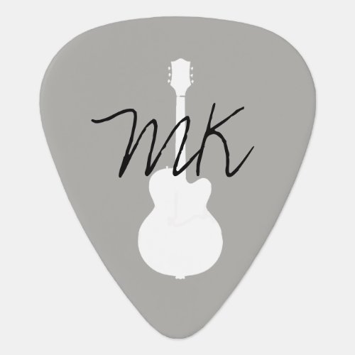 guitar  monogram  personalized guitar pick