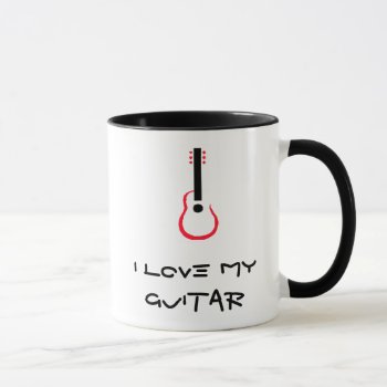 Guitar Mug by TrinityFarm at Zazzle