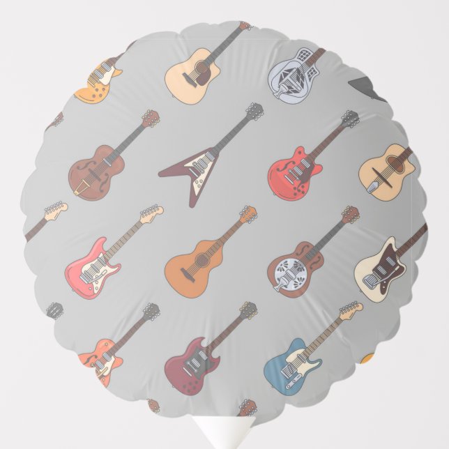 Guitar Music Balloon (Front)