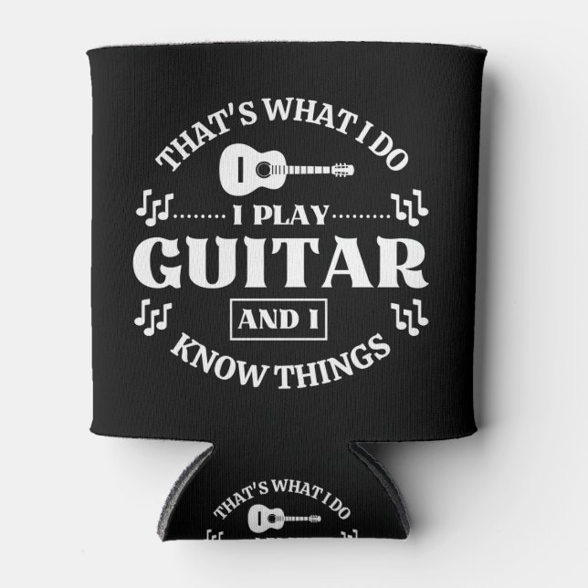Guitar Music Can Cooler (Front)