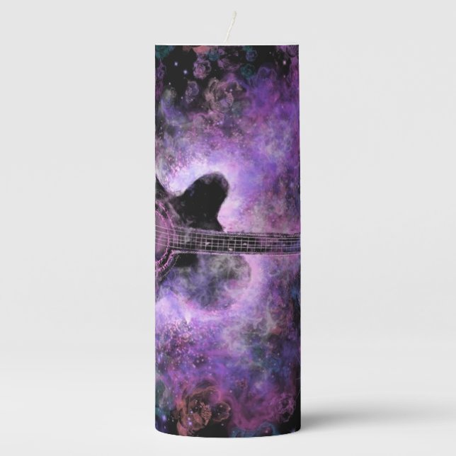 Guitar Music Candle (Front)
