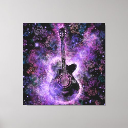Guitar Music Canvas Print