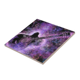 Guitar Music Ceramic Tile
