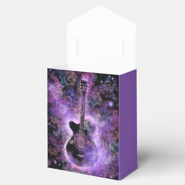 Guitar Music Favor Box Gift (Opened)