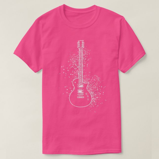 Guitar Music Guitarist Gift Guitar T-Shirt (Design Front)