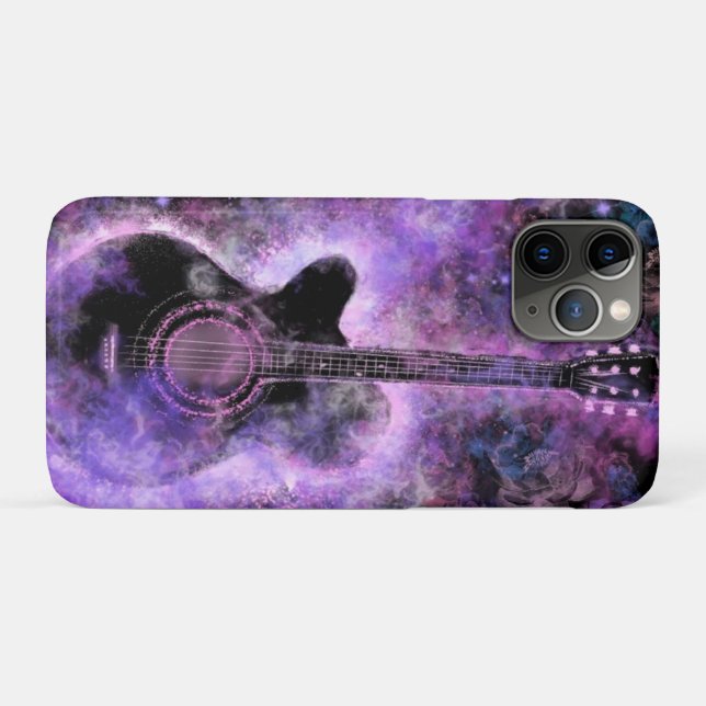 Guitar Music iPhone Case (Back (Horizontal))