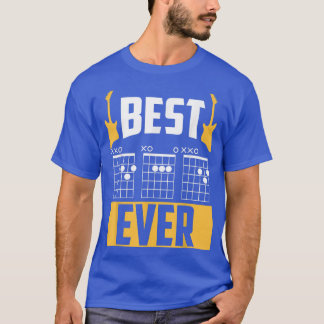 Guitar Music Lover Best Dad Ever  T-Shirt
