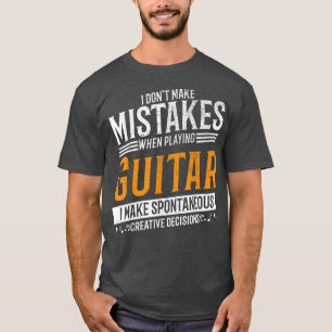 Guitar Music Lover Creative Guitar Player  T-Shirt
