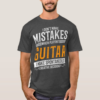 Guitar Music Lover Creative Guitar Player  T-Shirt