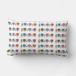 Guitar Music Lumbar Pillow