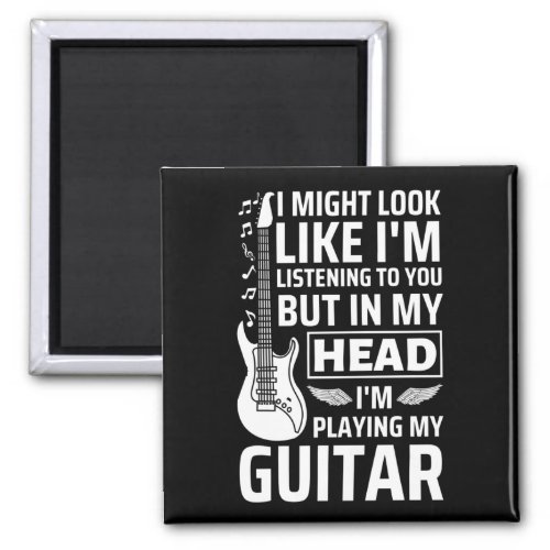 Guitar Music Magnet