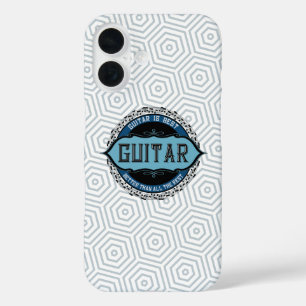 Guitar Music Note Circle iPhone 16 Case