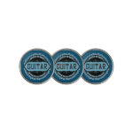 Guitar Music Note Circle Golf Ball Marker