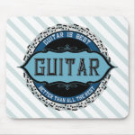 Guitar Music Note Circle Mouse Pad