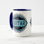 Guitar Music Note Circle Mug