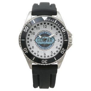 Guitar Music Note Circle Watch